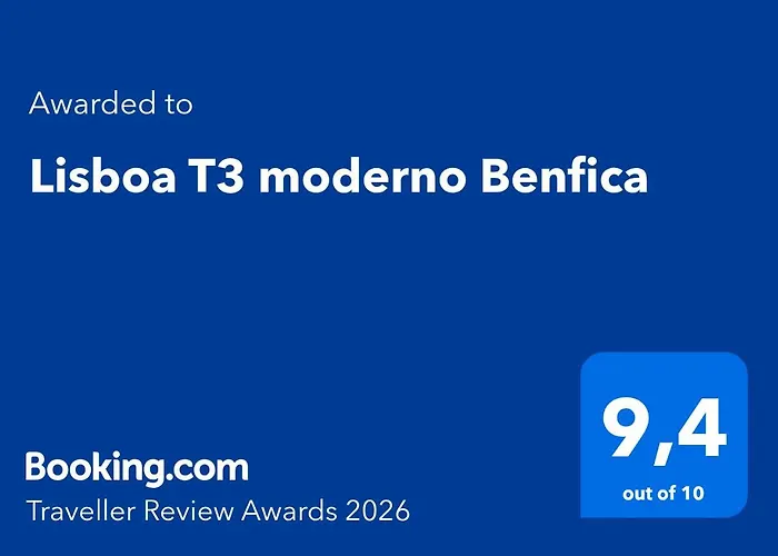 Apartman T3 Moderno Benfica Lisboa